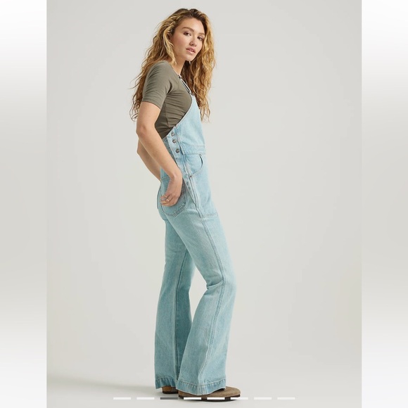 NWT•Lee•Women’s Lee European Collection Factory Flare Overall•Medium - Picture 14 of 16